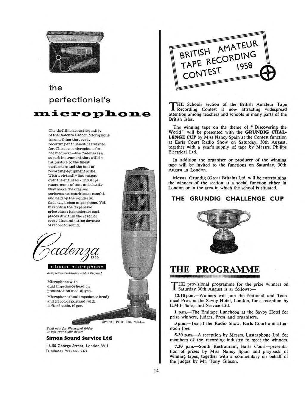 "EAP" (Cadenza) Ribbon Microphone