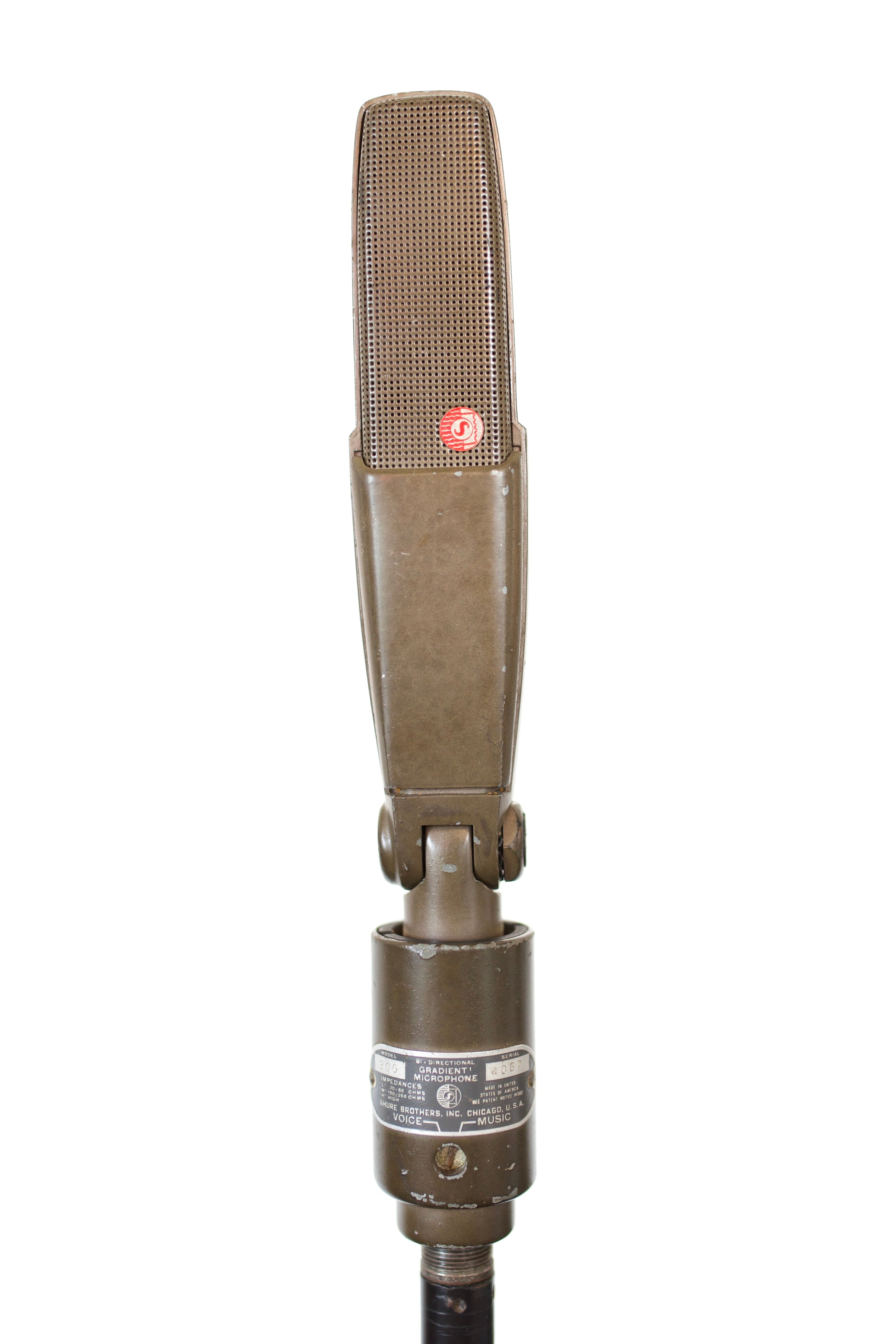 Shure Model 300 & 315 Ribbon Microphones