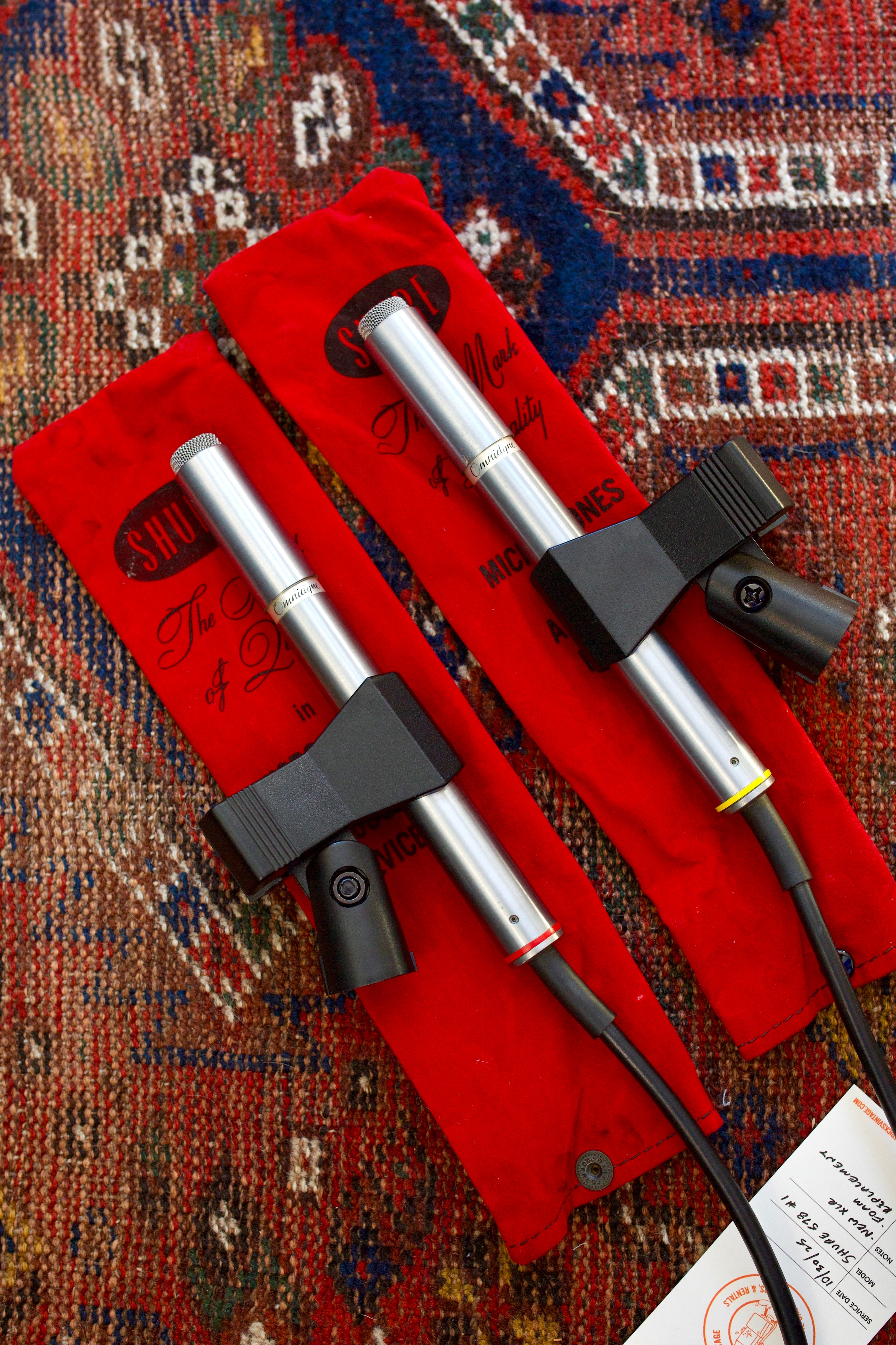 Shure 578 Omnidyne Dynamic Microphone