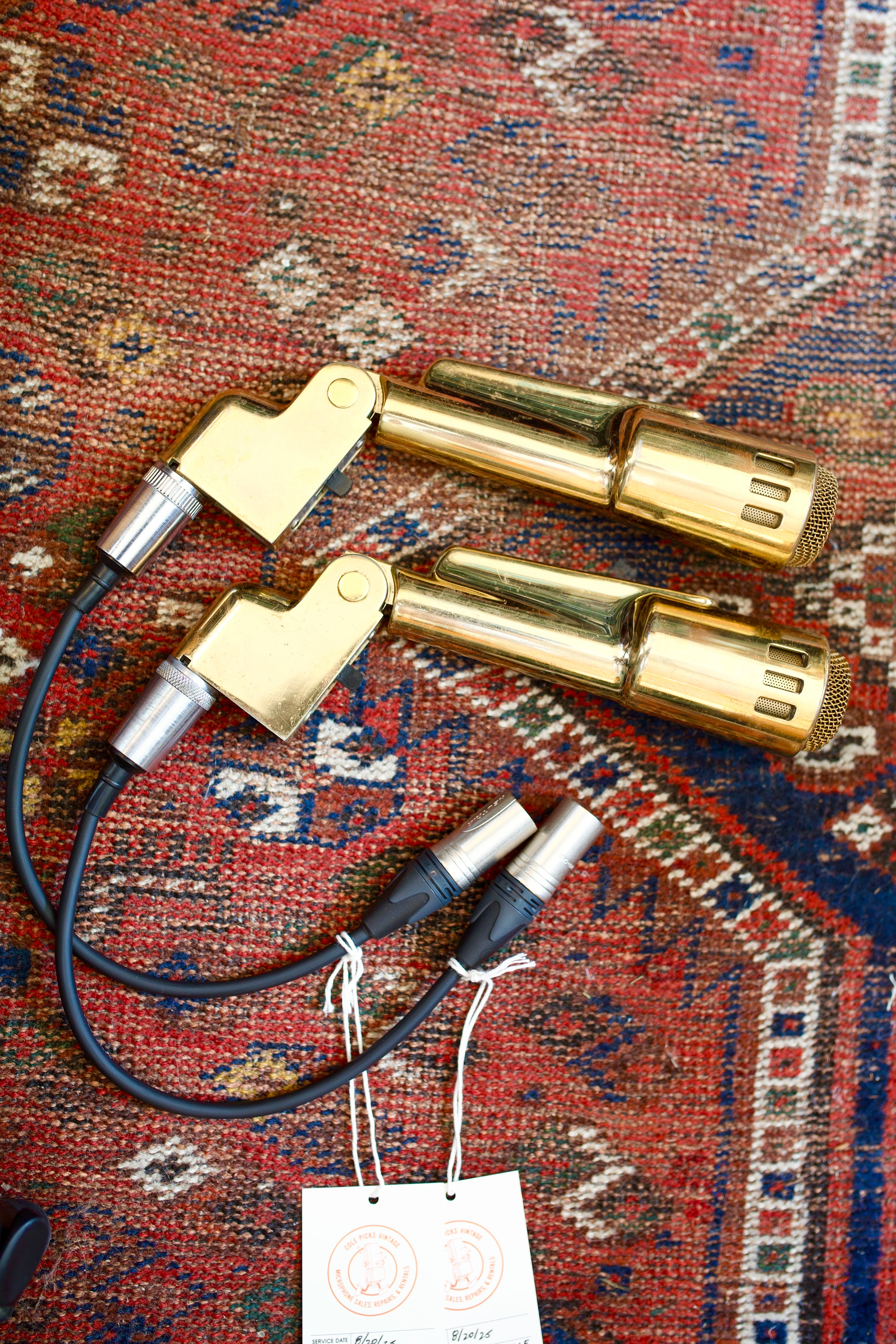 Electro Voice 664 “Gold” Dynamic Microphone Pair