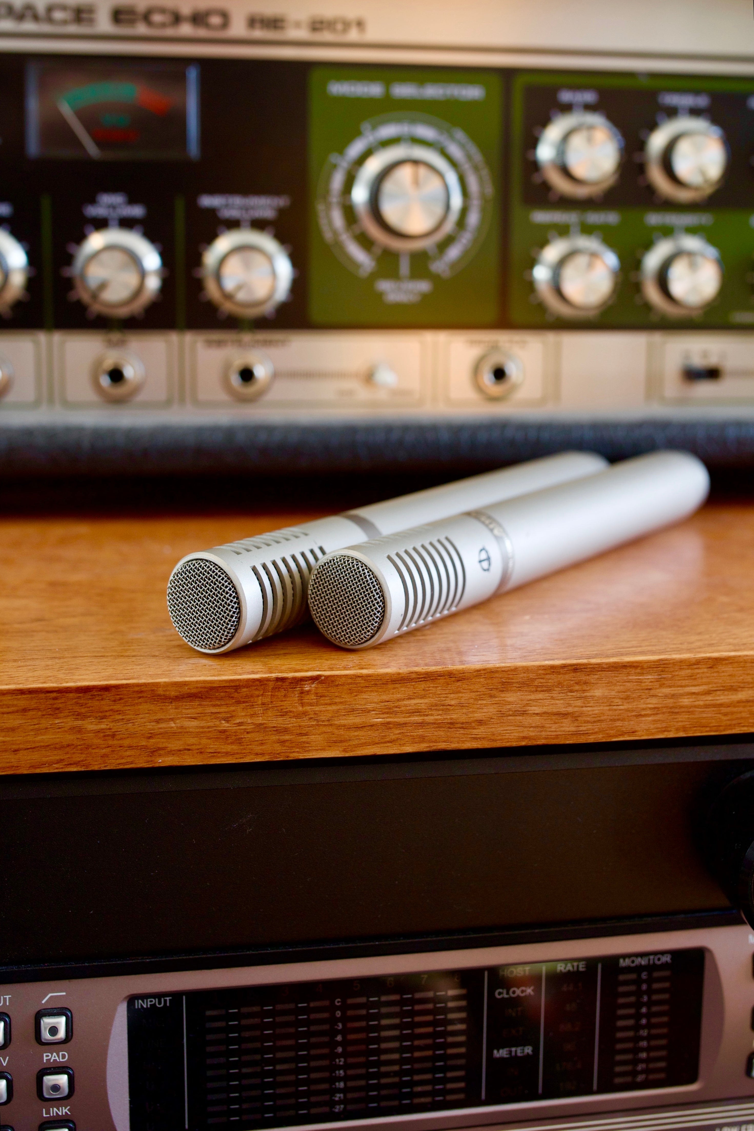 Aiwa CM-1016A Condenser Microphone Pair