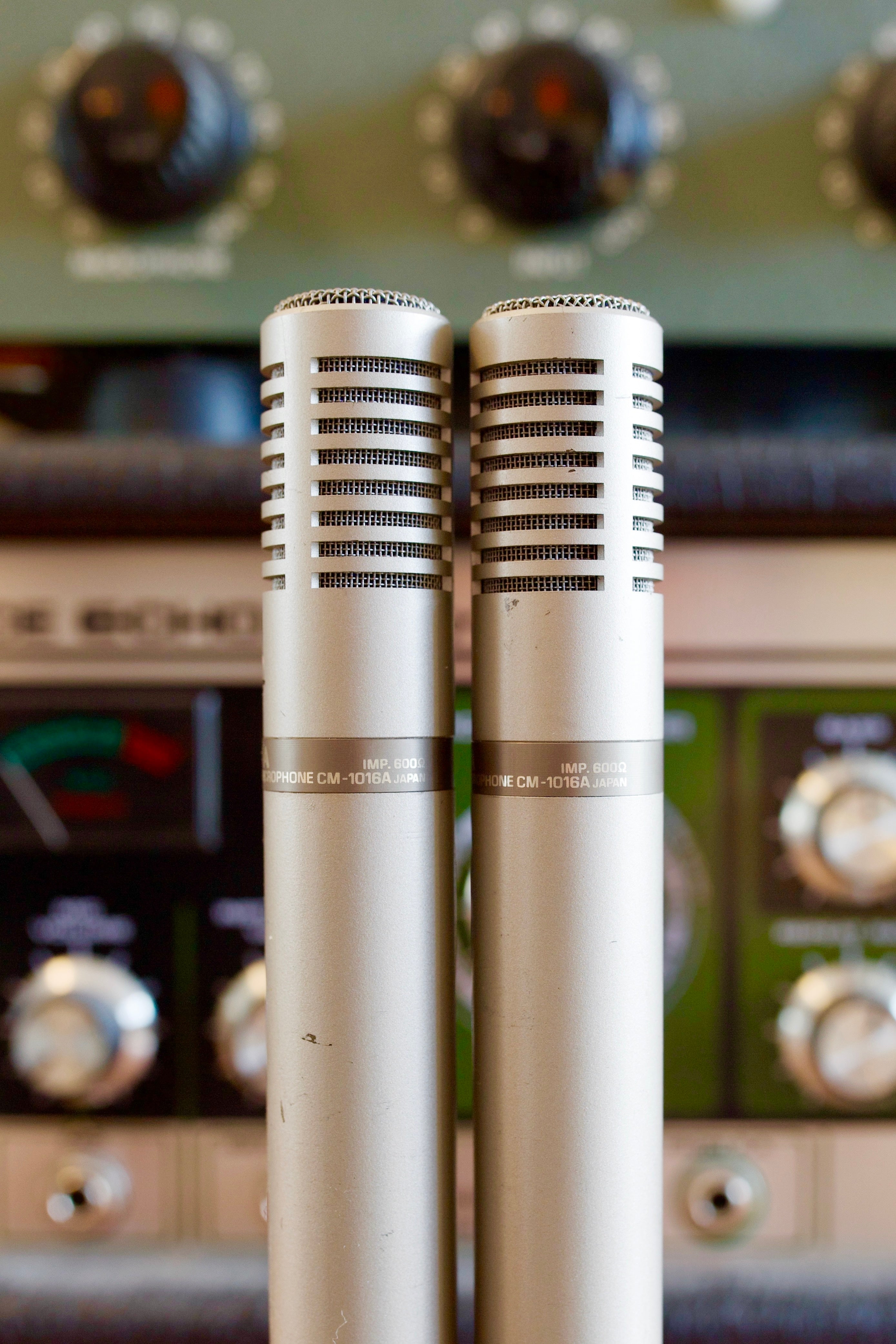 Aiwa CM-1016A Condenser Microphone Pair