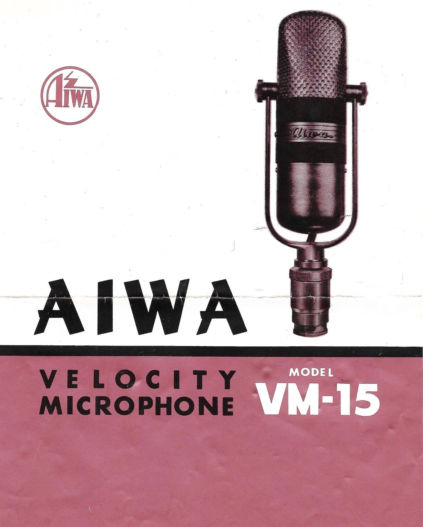 Victor MV-104L (Aiwa VM-15) Ribbon Microphone