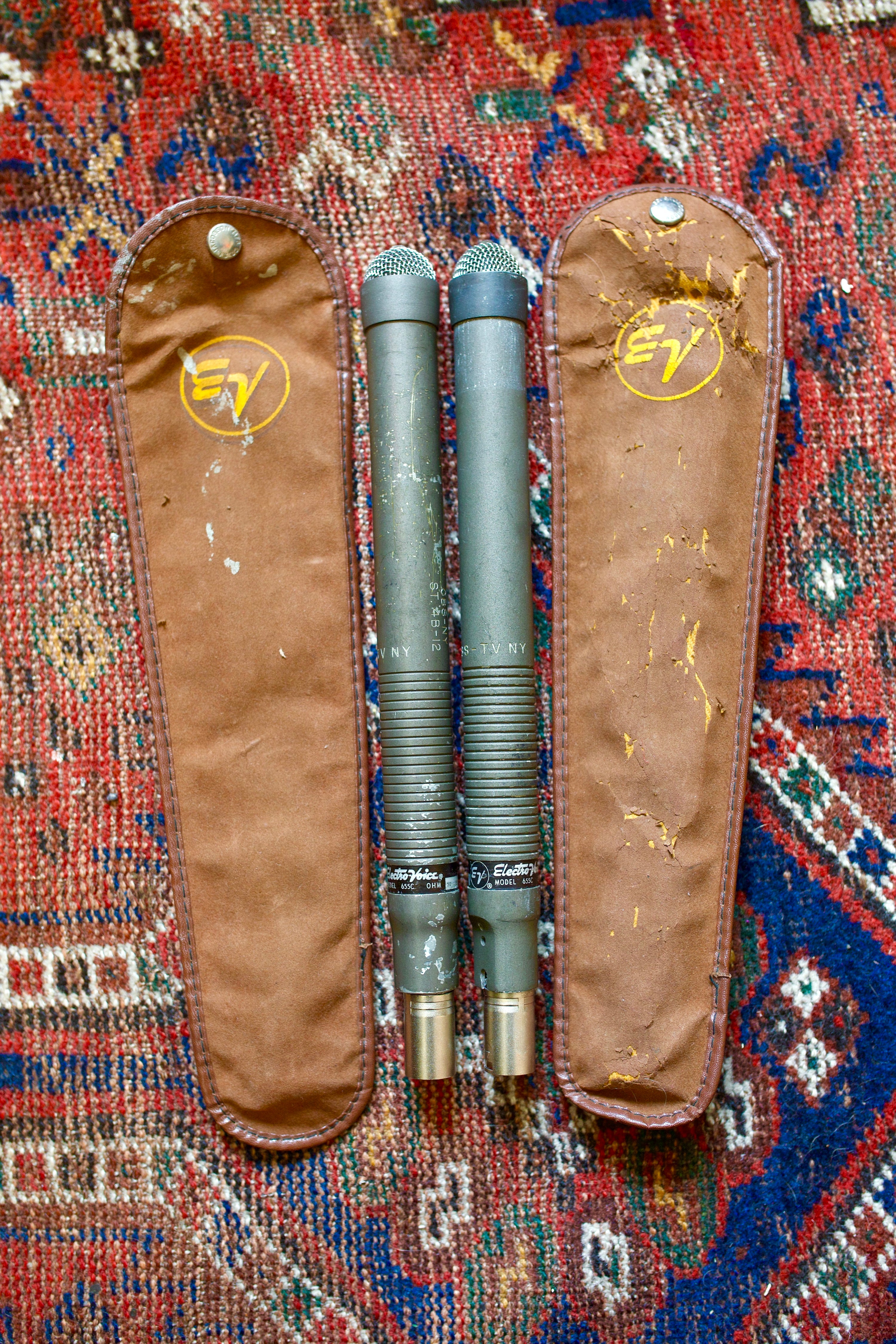 Electro Voice 655C Dynamic Microphone Pair