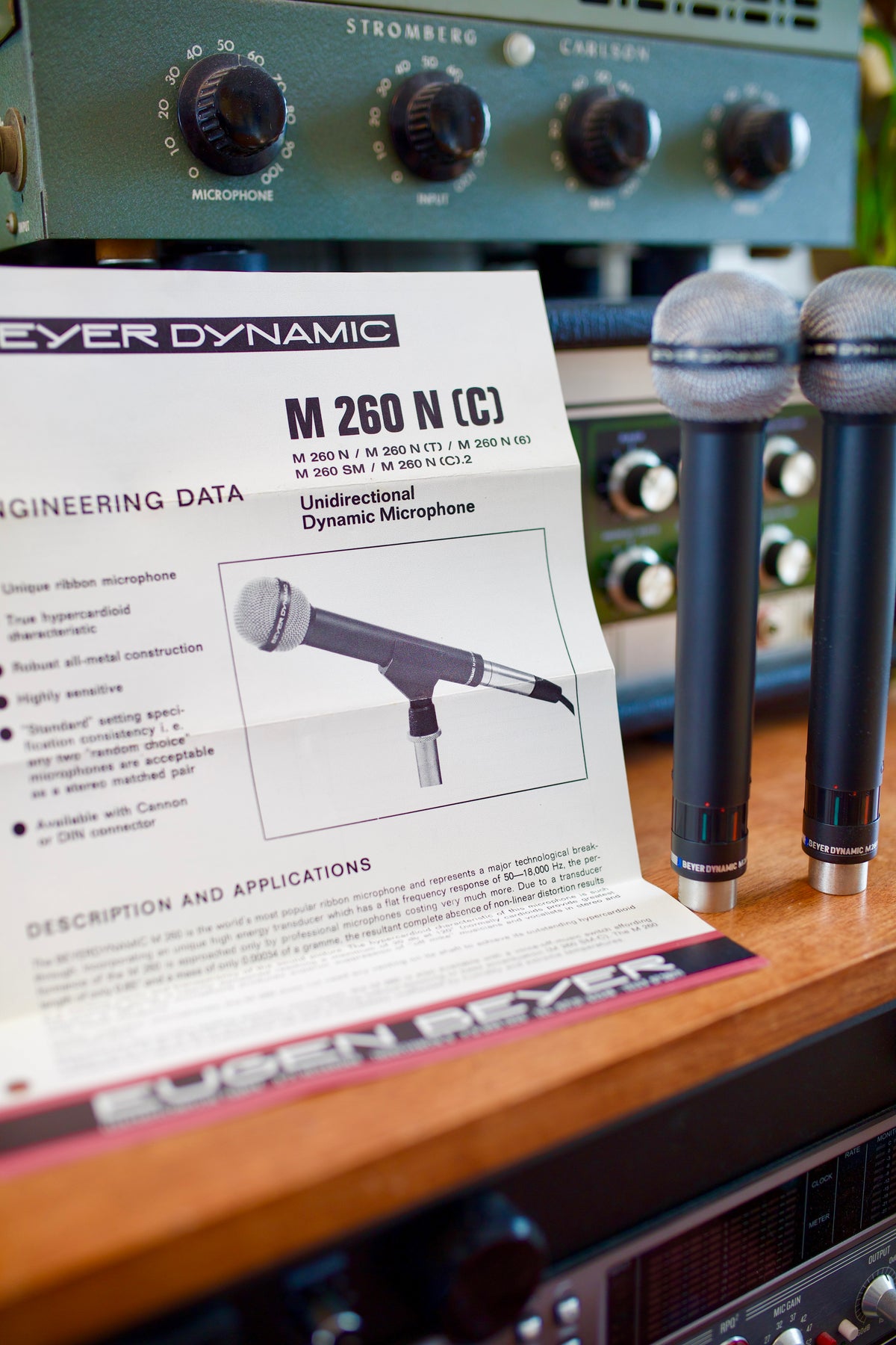 Beyerdynamic M260 N(C)2 Ribbon Microphone Pair
