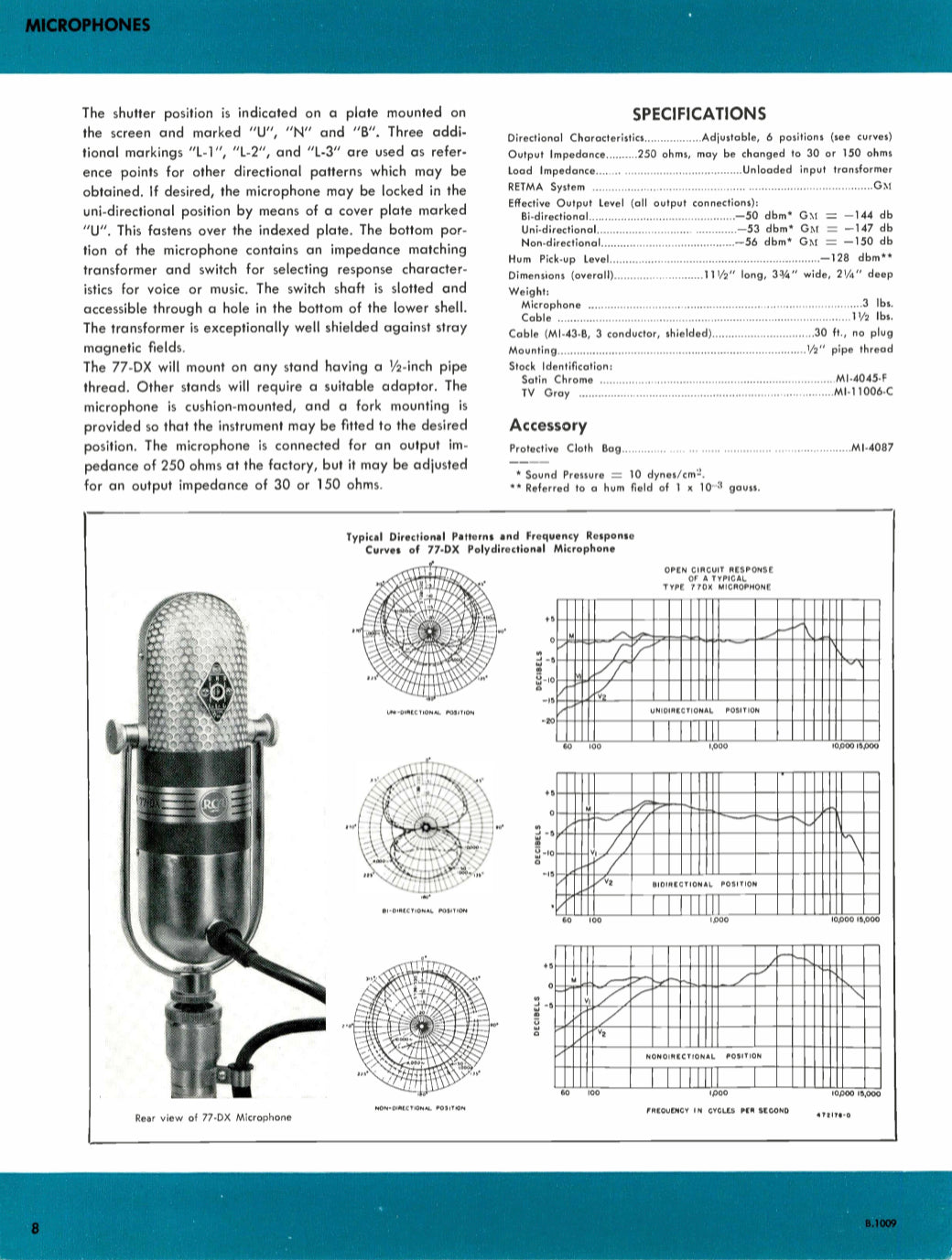 RCA 77-DX Ribbon Microphone