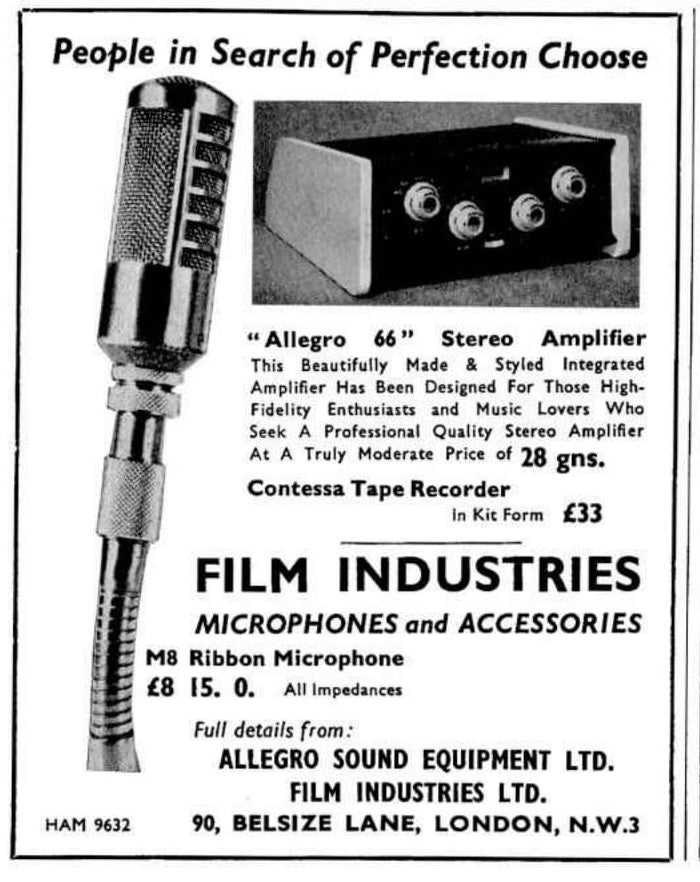 Film Industries M8 Ribbon Microphone