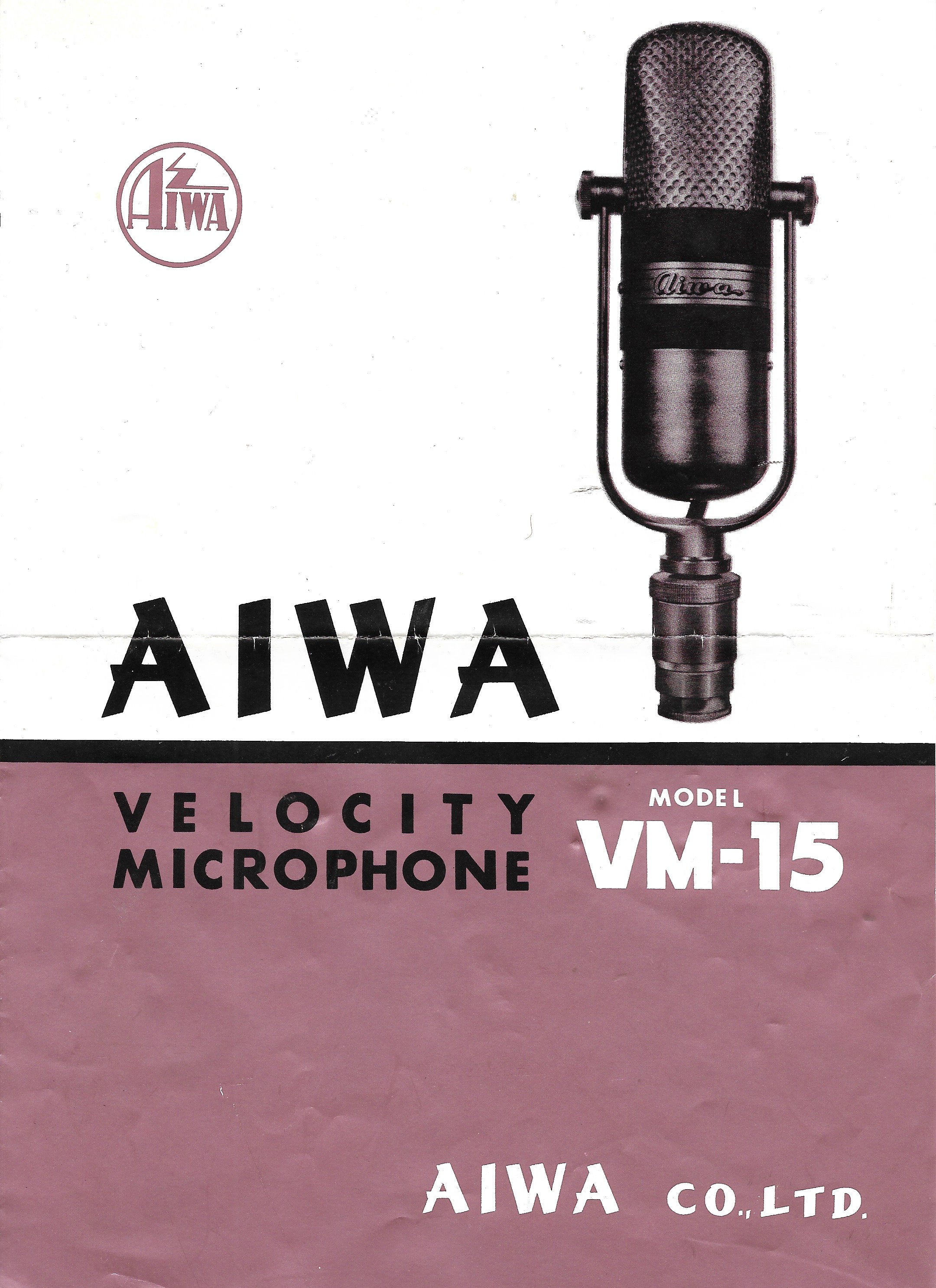 Aiwa VM15 Ribbon Microphone – Cole Picks Vintage